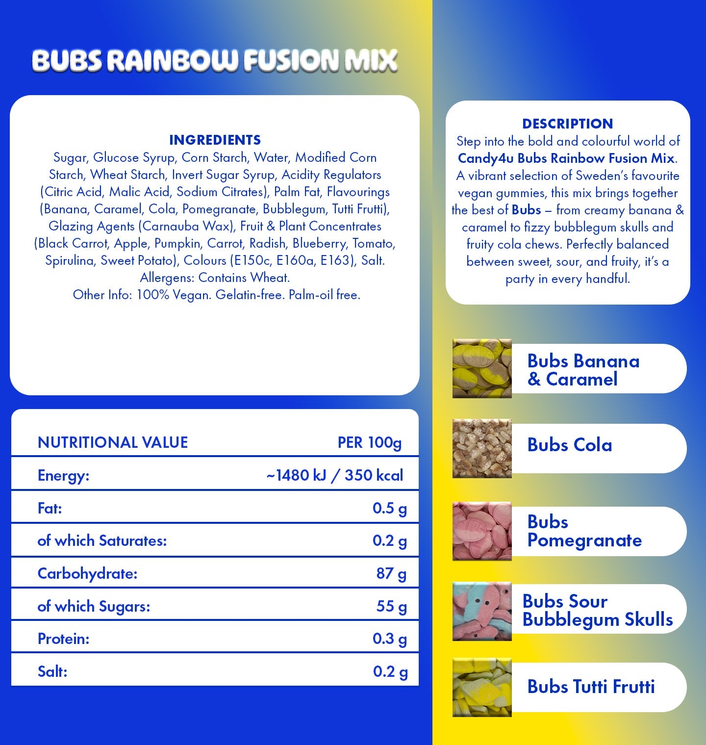 Bubs Rainbow Fusion Mix