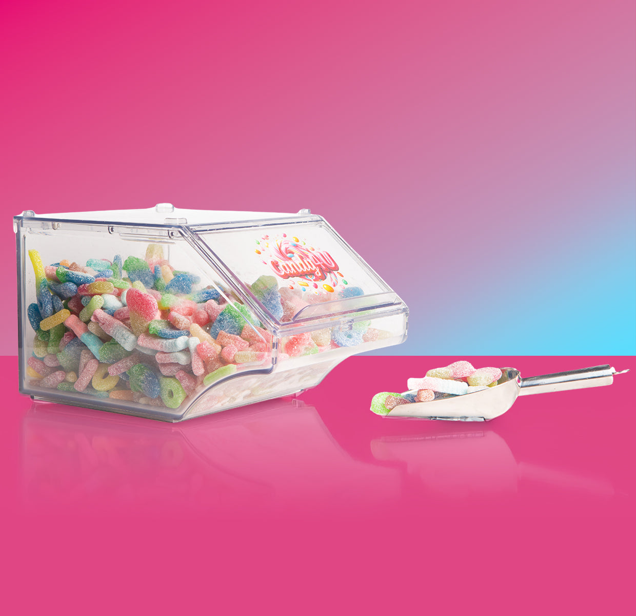 Acrylic Pick & Mix Box Fizzy Mix 2.5kg