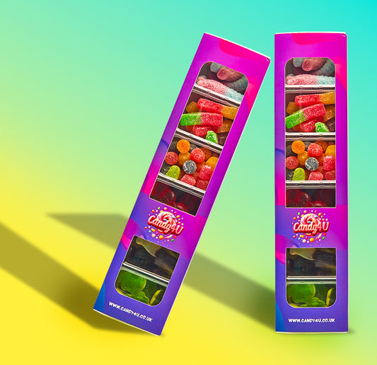 Fizzy & Gummy Mix Candy Sleeve 700g