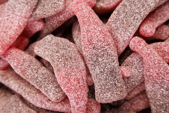 Jumbo Fizzy Cherry Cola Bottles