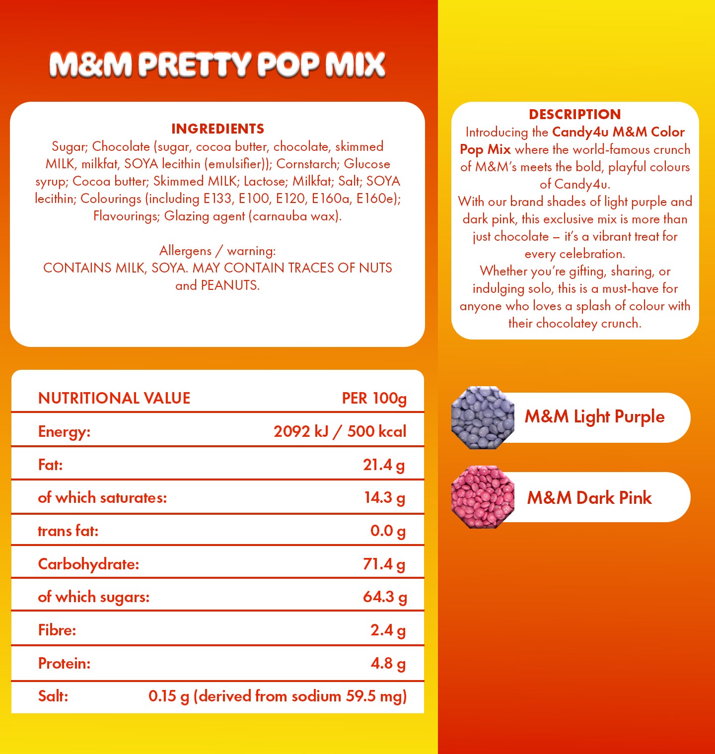 M&M Pretty Pop Mix