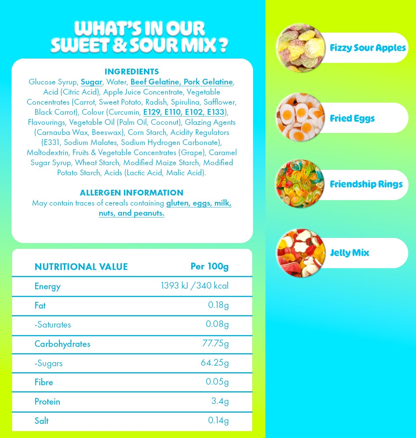 Sweet And Sour Mix Medium Pouch 300g