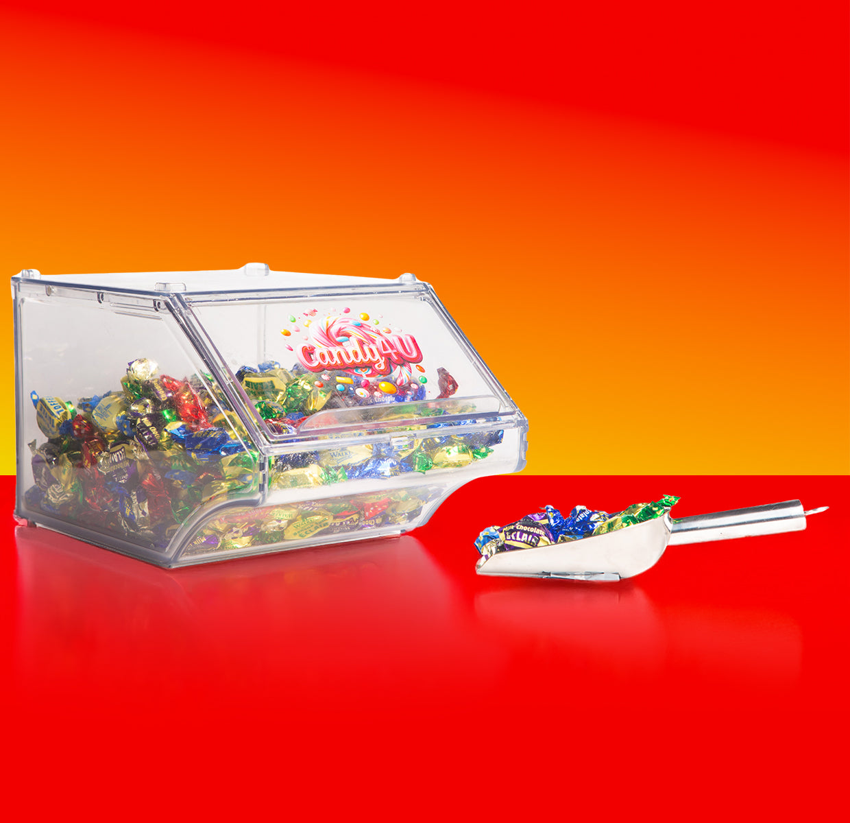 Acrylic Pick & Mix Box Toffee Mix 2.5kg