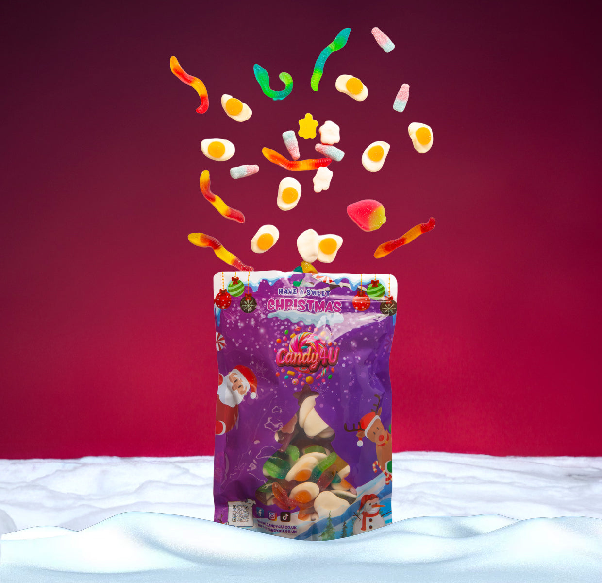 Christmas Pouch Large Best Seller Mix 1kg