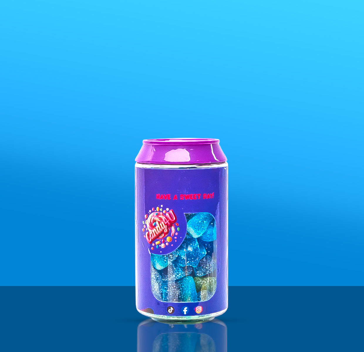 Blue Mix Candy Can 250g