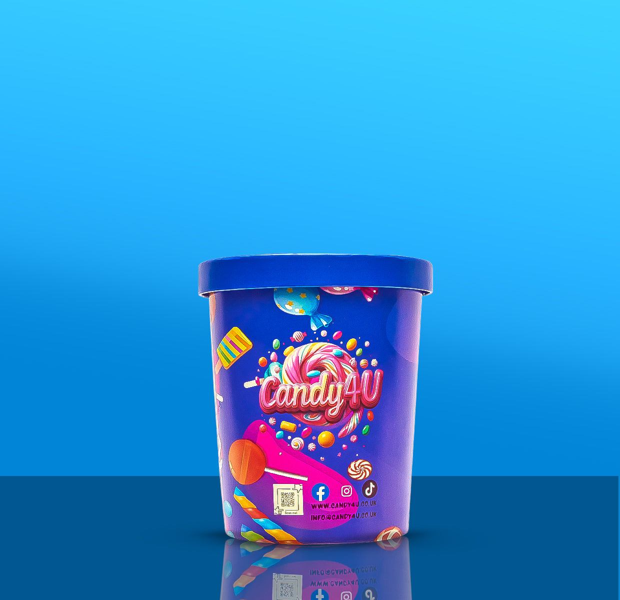 Blue Mix Medium Cup 400g