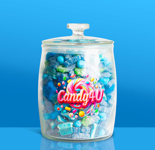 Glass Jar Blue Mix 3.5kg