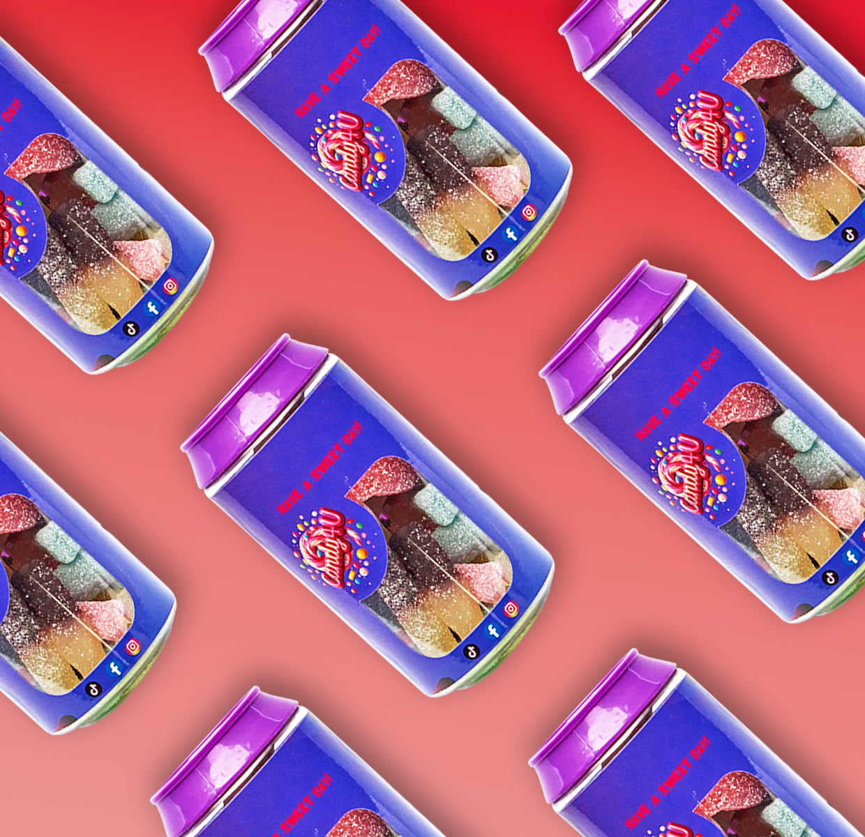 Bottles Mix Candy Can 250g