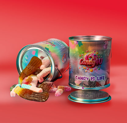 Bottles Mix Candy Tin 500g