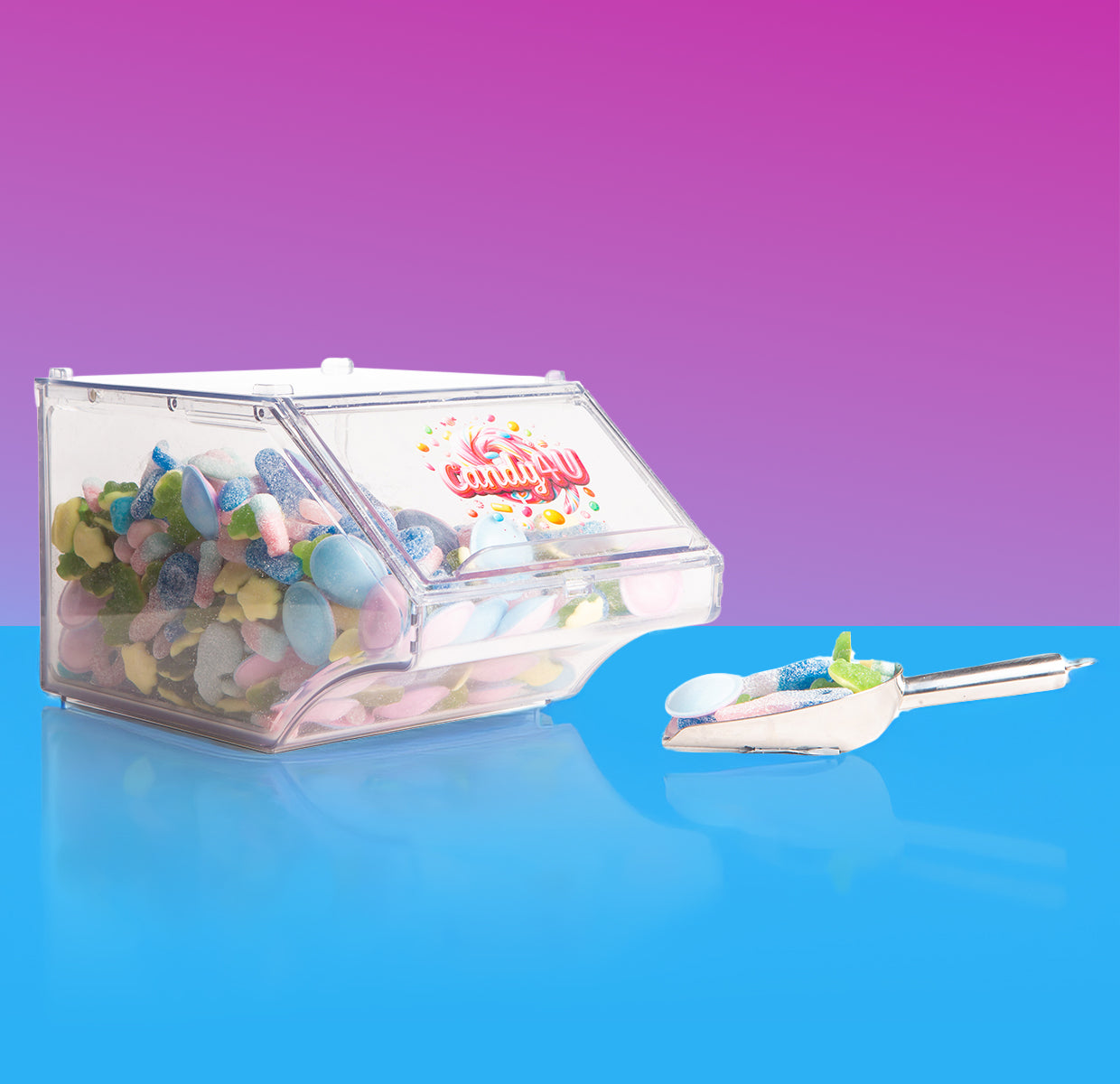 Bubblegum Mix Acrylic Pick & Mix Box 2.5kg