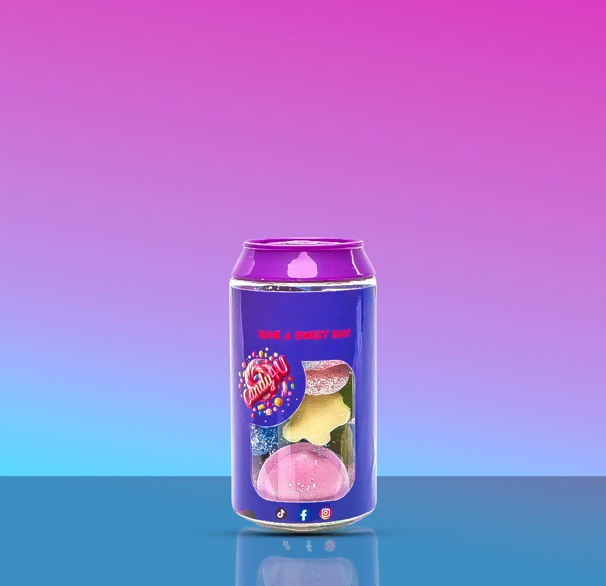 Bubblegum Mix Candy Can 250g