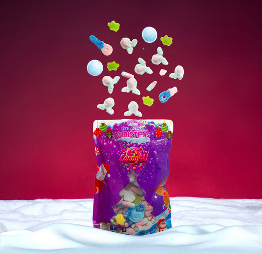 Christmas Pouch Large Bubblegum Mix 1kg