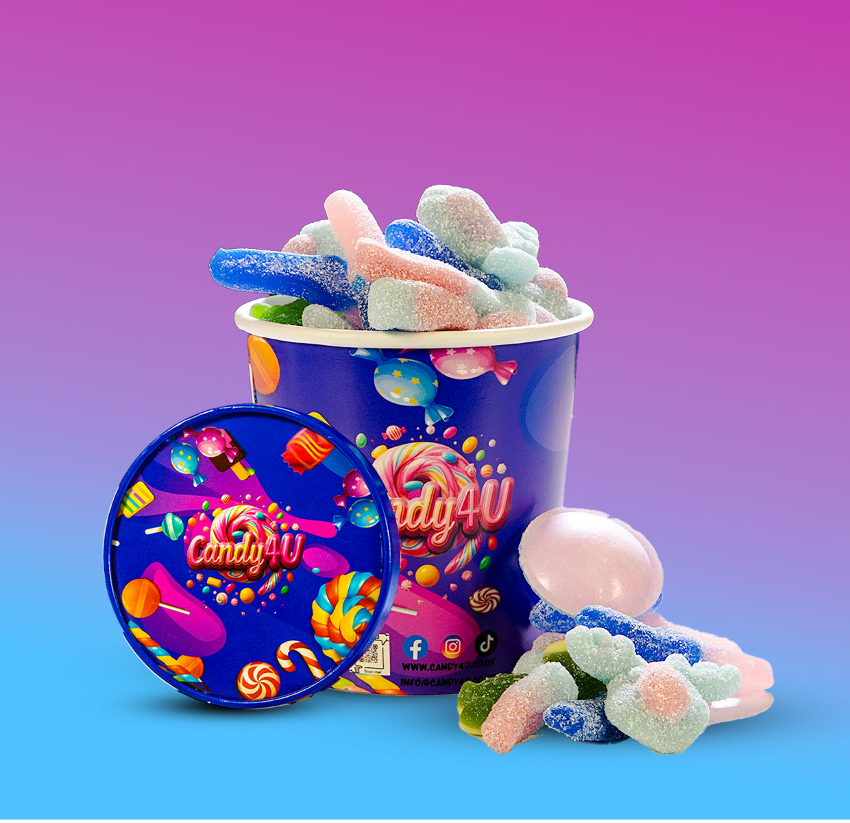 Bubblegum Mix Small Bucket 600g