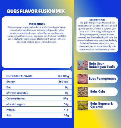 Bubs flavour fusion mix