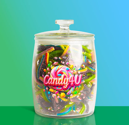 Pencil Mix Glass Jar 3.5kg