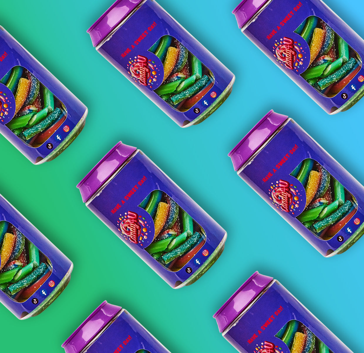 Pencil Mix Candy Can 250g