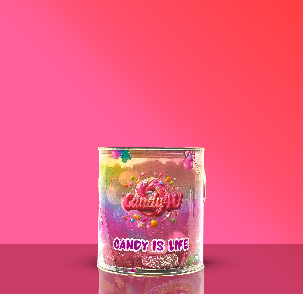 Cherry Mix Candy Tin 500g