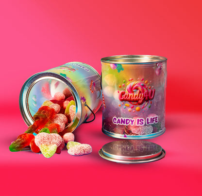 Cherry Mix Candy Tin 500g