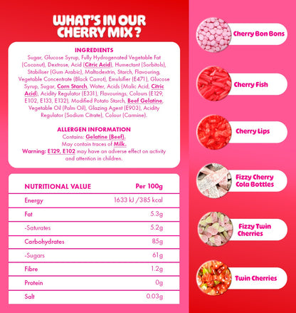 Cherry Mix Candy Can 250g