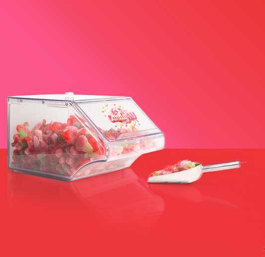 Acrylic Pick & Mix Box Cherry Mix 2.5kg