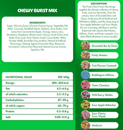 Chewy burst mix