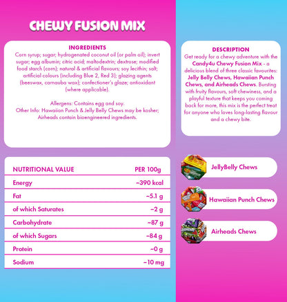 Chewy Fusion Mix Large Pouch 1kg