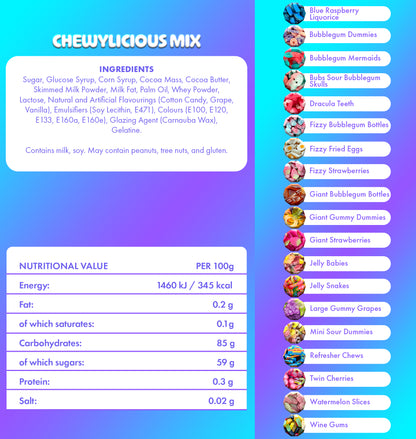 Chewylicious Birthday Box Large Box 1kg