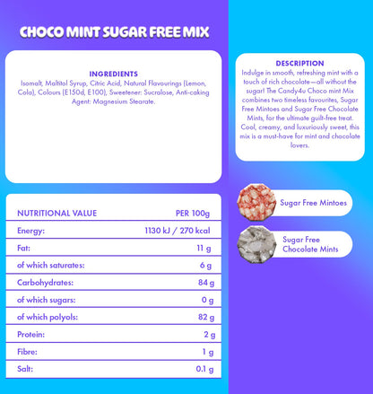 Choco Mint Mix Sugar Free Medium Pouch 300g