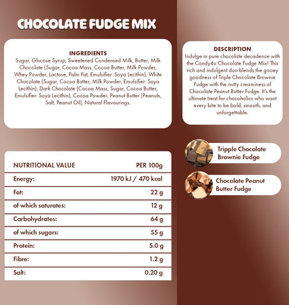 Chocolate Fudge Mix Fudge Mega Pouch 2kg