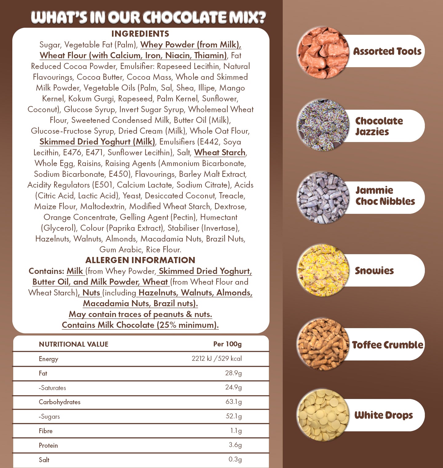 Chocolate Mix Christmas Large Pouch 1kg