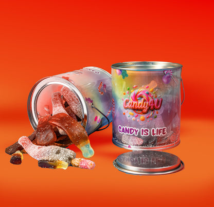 Cola Mix Candy Tin 500g