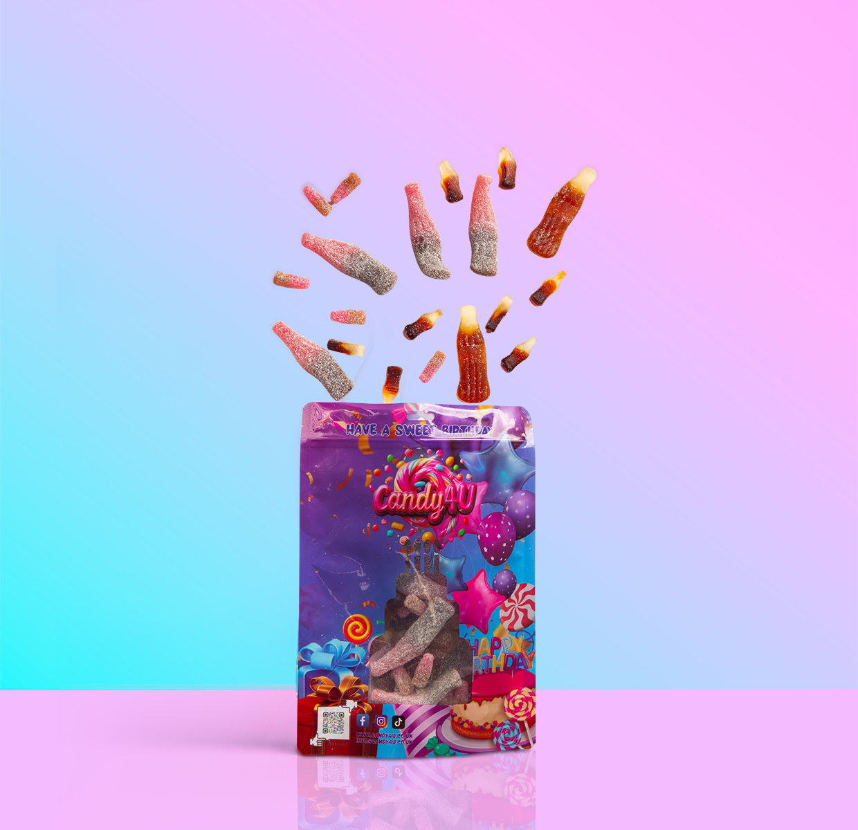 Cola Mix Birthday Large Pouch 1kg