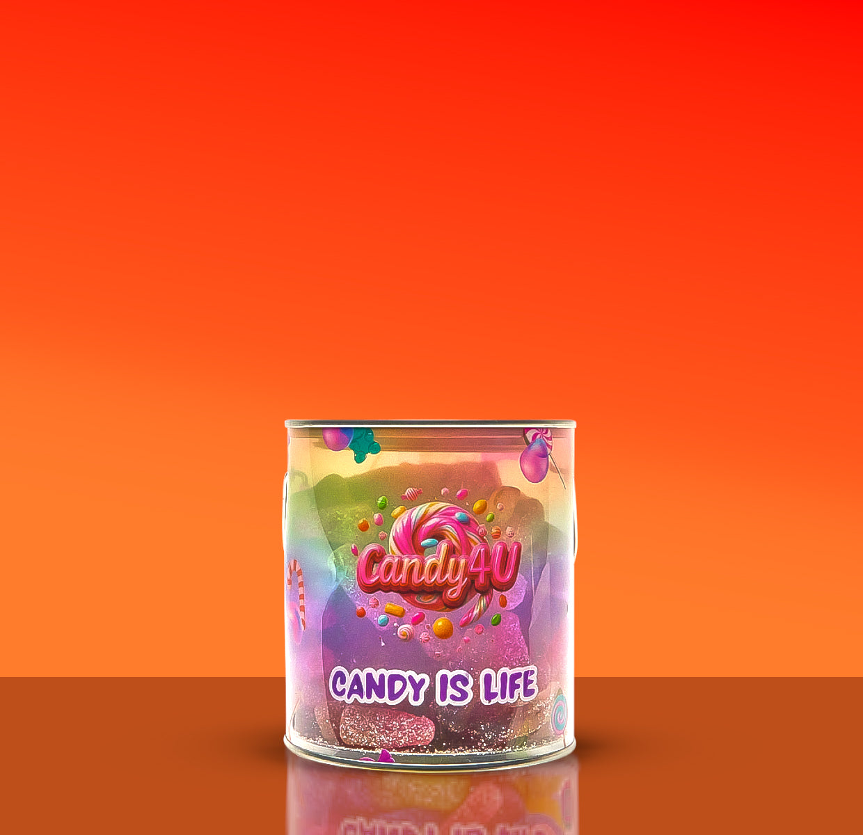 Cola Mix Candy Tin 500g