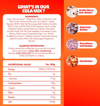 Cola Mix Medium Box 1kg