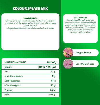 Colour Splash Mix Vegan Large Pouch 1kg