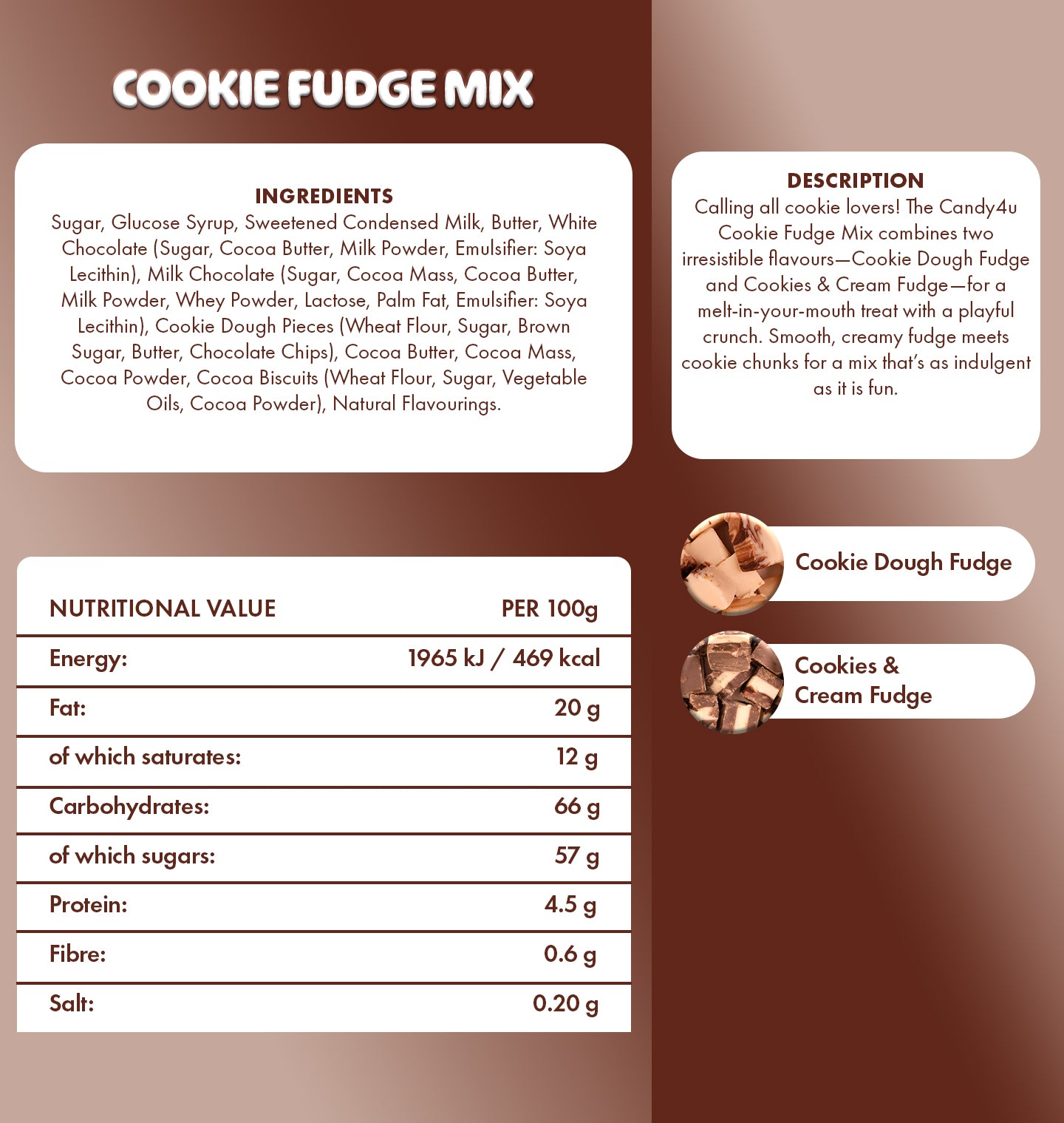 Cookie Fudge Mix