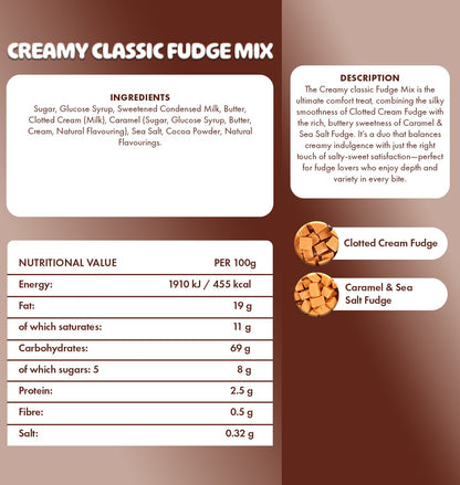 Creamy Classic Fudge Mix Fudge Large Pouch 1kg