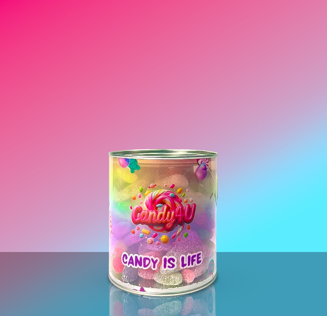Fizzy Mix Candy Tin 500g