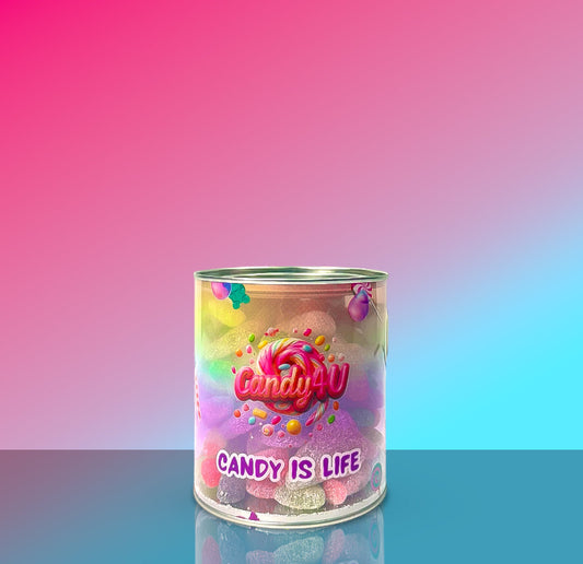 Fizzy Mix Candy Tin 500g