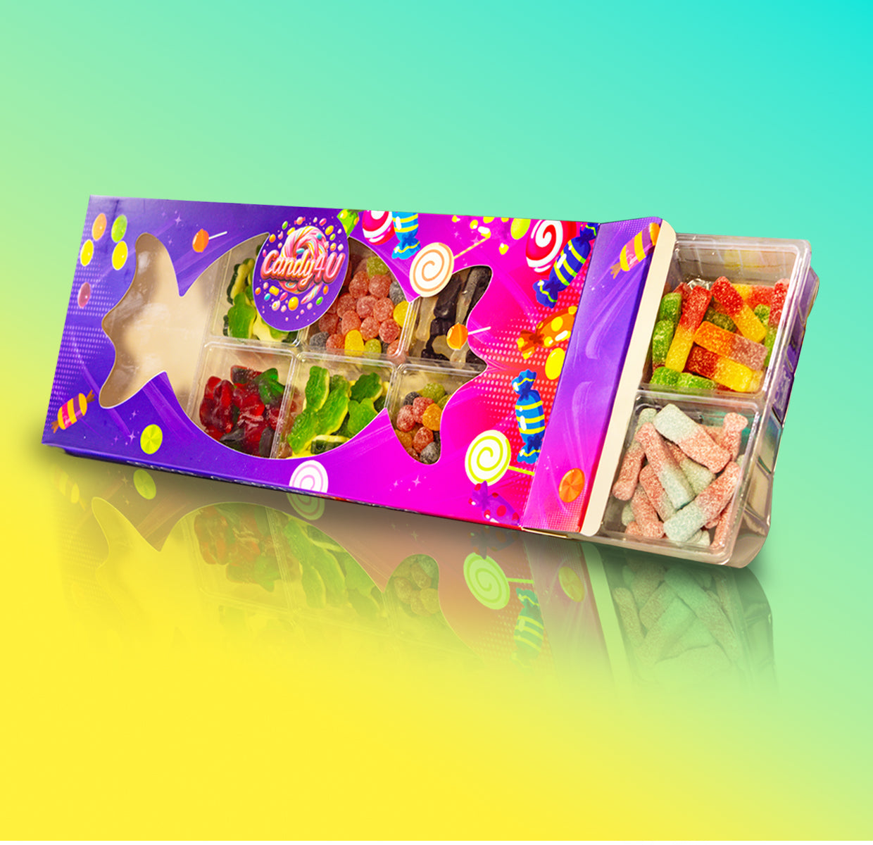 Fizzy & Gummy Mix Medium Box 1kg