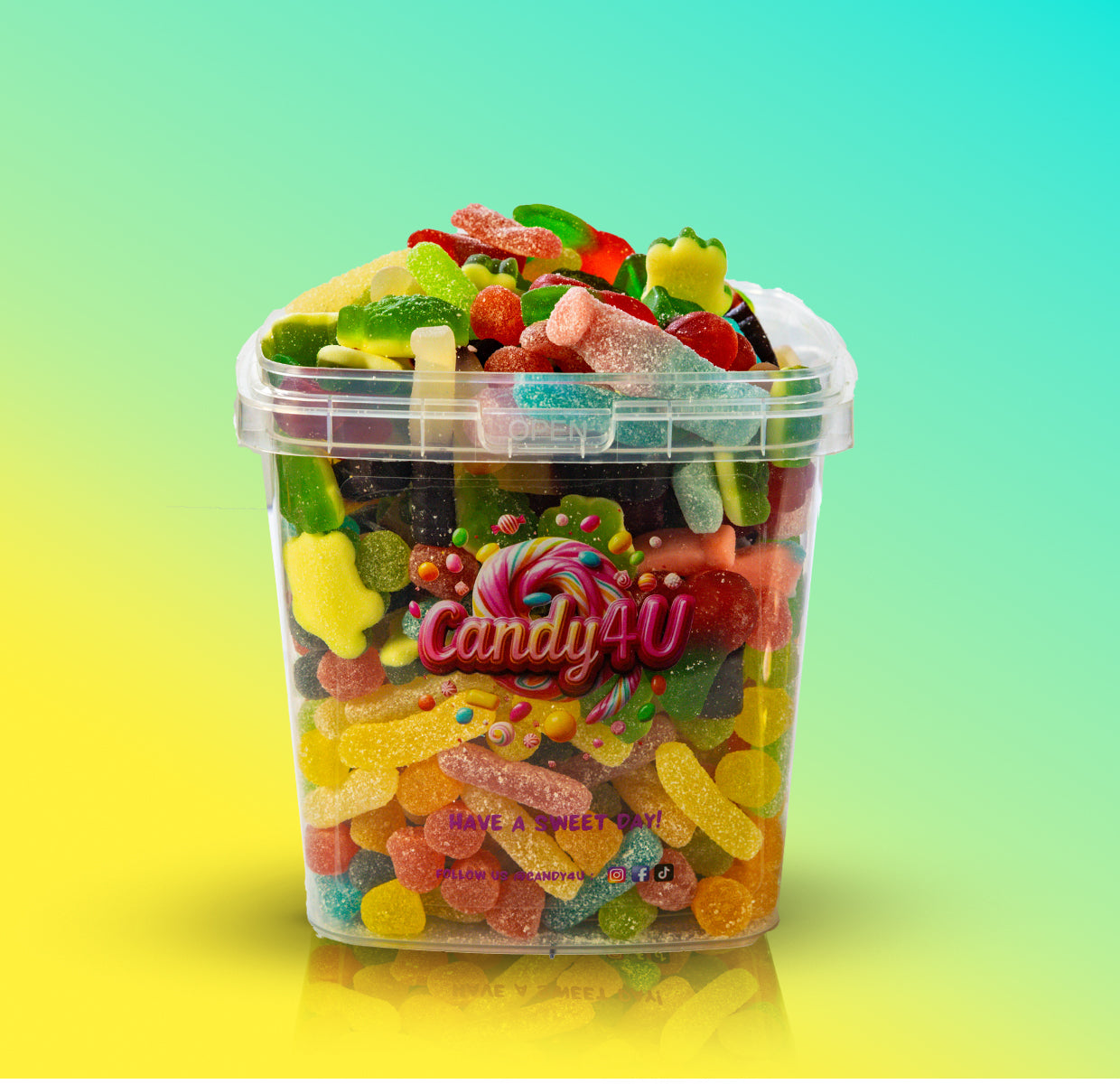 Fizzy & Gummy Mix Large Bucket 1.2kg