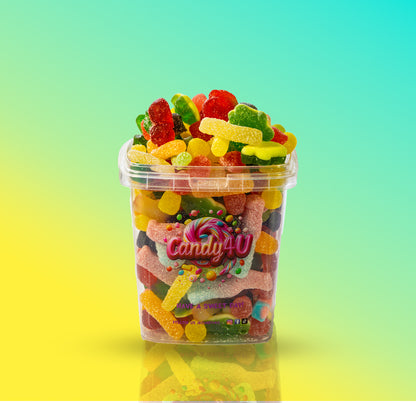 Fizzy & Gummy Mix Small Bucket 600g