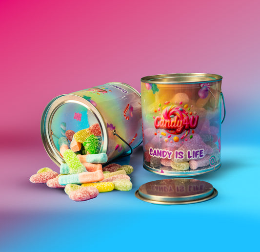Fizzy Mix Candy Tin 500g