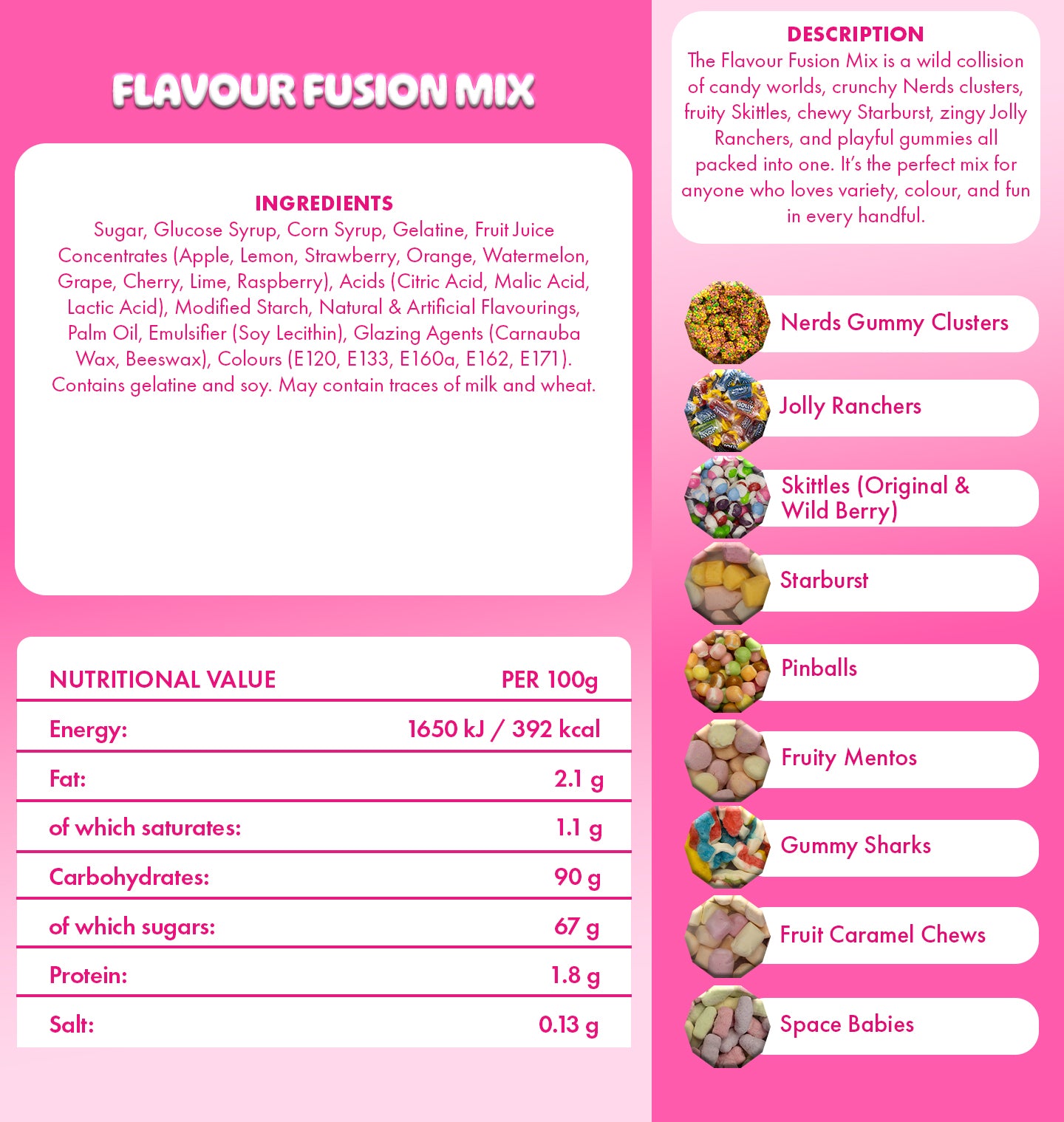 Flavour fusion mix