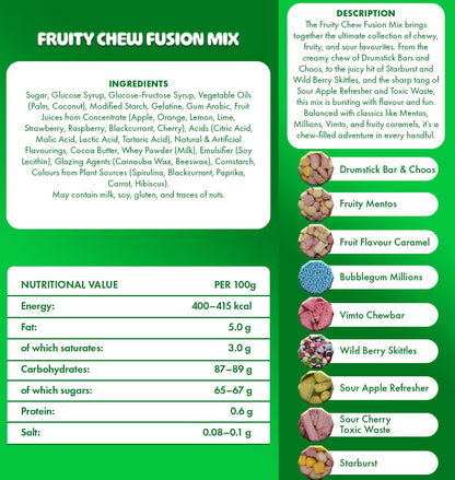 Fruity chew fusion mix
