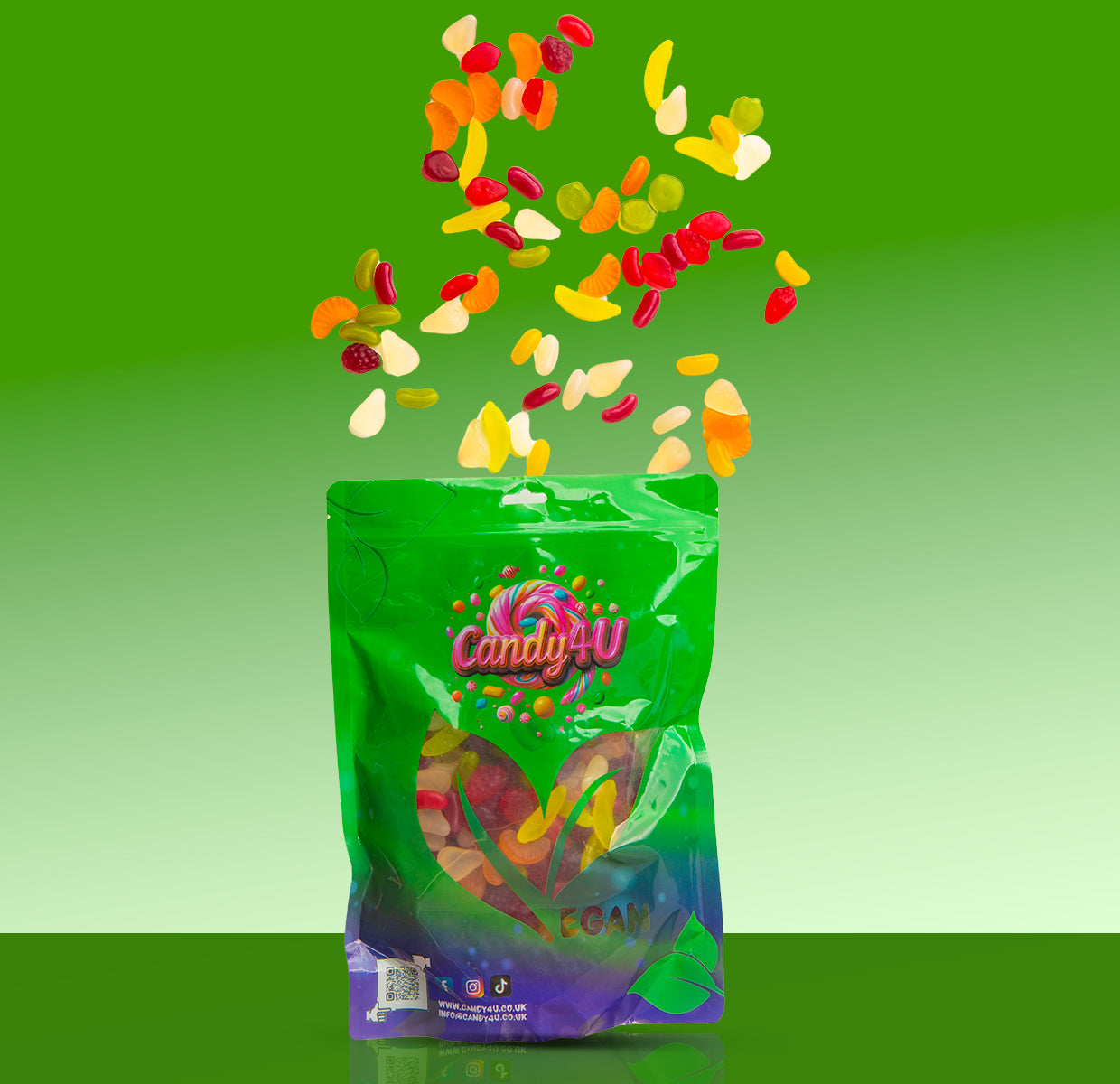 Fruity Jelly Mix Vegan Large Pouch 1kg
