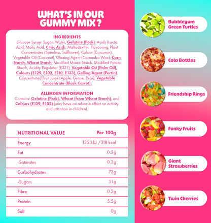 Gummy Mix Medium Box 1kg