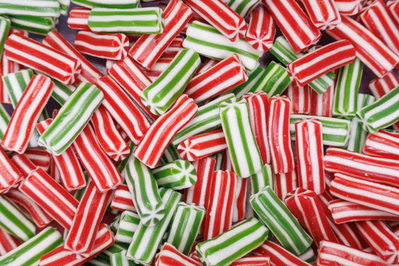 Green & Red Candy Poles