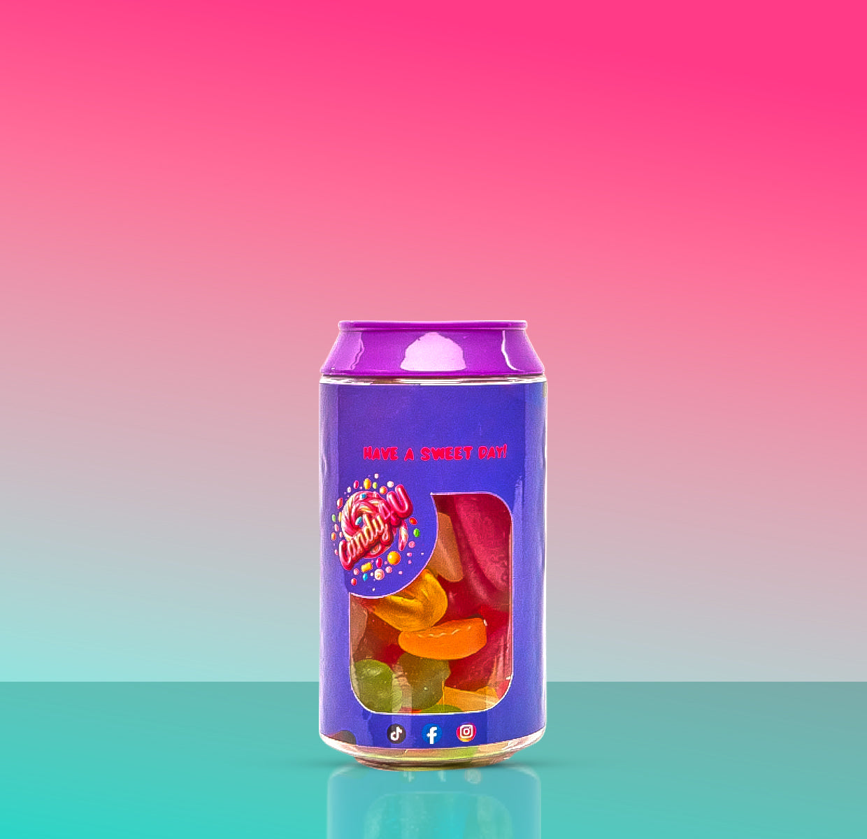 Gummy Mix Candy Can 250g