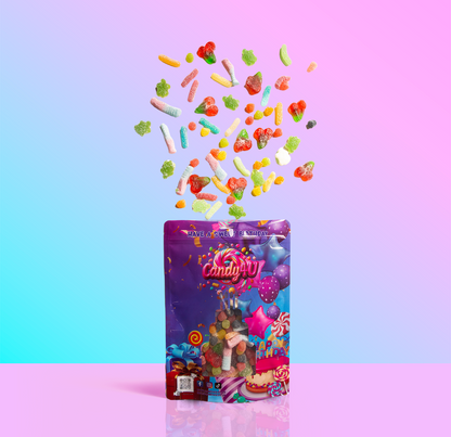 Fizzy & Gummy Mix Birthday Large Pouch 1kg